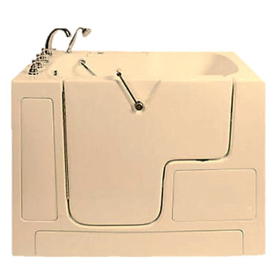 52'' x 32'' Fiberglass Bathtub with Faucet