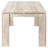 Beige Laminate Dining Table, 60" Rectangular, Modern, For Rectangular Taupe Construction Events