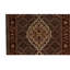 Tapis unique bleu marine / rouge / beige de haute qualité 3 pi 1 po x 5 pi 1 po