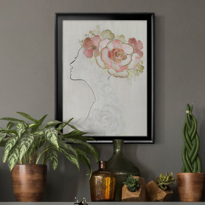 Fashion Fashion Silhouette II - Peinture sur toile encadrée