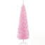 Sapin de Noël festif en forme de crayon, idéal pour une décoration enneigée chaleureuse et une ambiance de fête chic, montage et rangement faciles.
