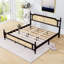 Platform Bed with Rattan Headboard-1938539897-1938539899