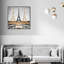 Triple Paris or - Impression sur toile-66813599-66813606