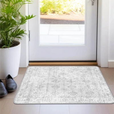 Area Rugs for Living Room, Machine Washable Non Slip Vintage Retro Rugs