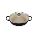 Le Creuset Enameled Cast Iron Signature Round Braiser With Glass Lid, 2.25 Qt., Olive