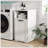 Laundry Cabinet with 1 Removable Liner Bag for Easy Sorting and Space-Saving Storage