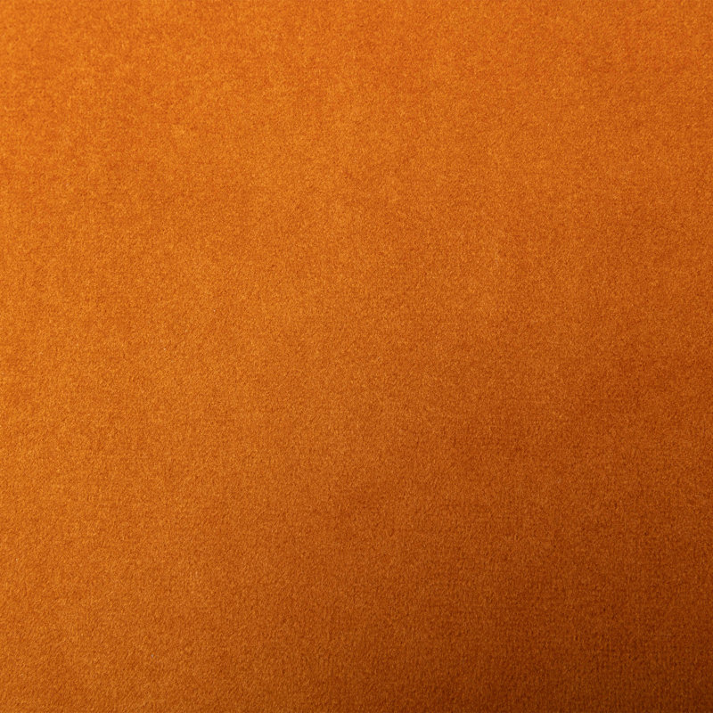 Chaise rembourrée en velours Skywalk, Velours cognac