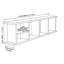Tablette murale flottante Aurelia