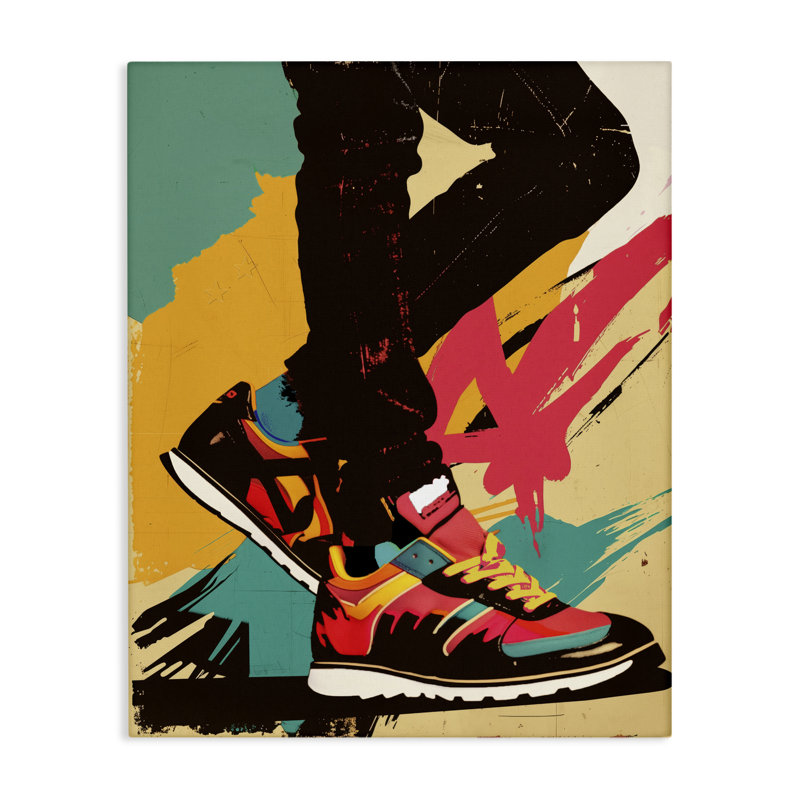 Walkin 'Canvas, design par Annabelle Hall, H 20 po x l 16 po