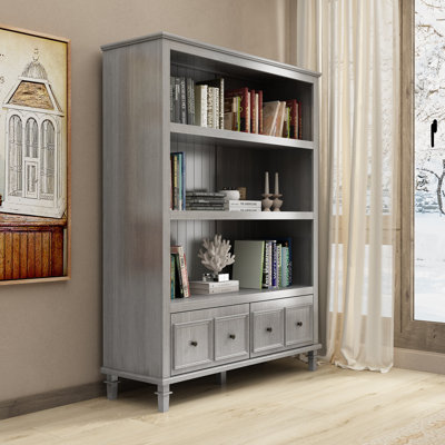 August Grove® Anniya Storage Bookcase & Reviews | Wayfair