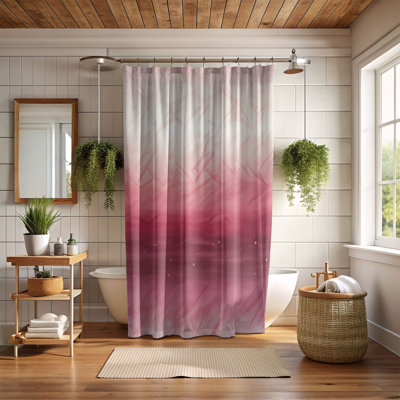 Rideau de douche Pink Merge - Premium