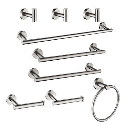 9 - Piece Bathroom Hardware Set
