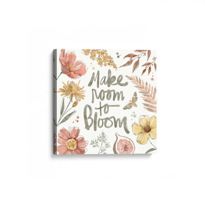 Botanical Encouragement II Print on Canvas