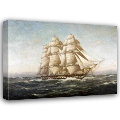 Alcott Hill® Clark, Myron Gallery, art sur toile tendue: U.S.S. Constitution