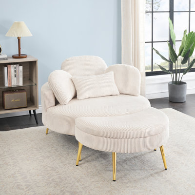 Velours côtelé beige avec soutien de taille et réglable, résolvant les petits problèmes d'espace dans la chambre à coucher pour la pause déjeuner