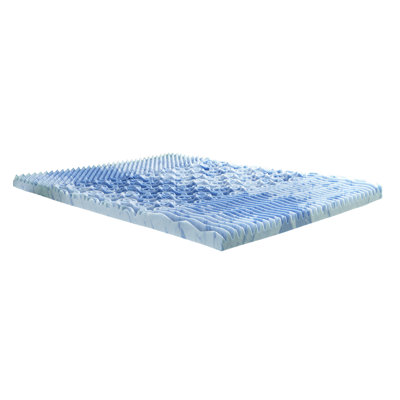 Nautica Home Gellux Gel Memory Foam Topper, Multi-Zone Cooling Support