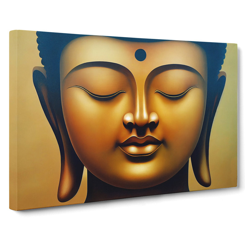 Golden Buddha Vol.1 - Wrapped Canvas, 40cm H x 60cm W x 3cm D