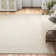 Mclellan Solid Color Machine Made Power Loom Area Rug in Ivory