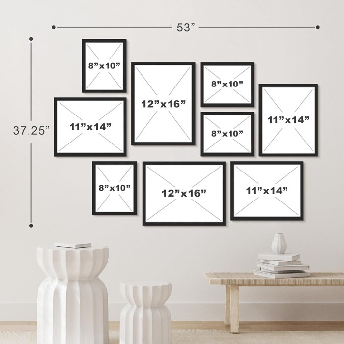 SIGNLEADER quot Black White Matisse Drawing Variety Nature quot 9 Pieces