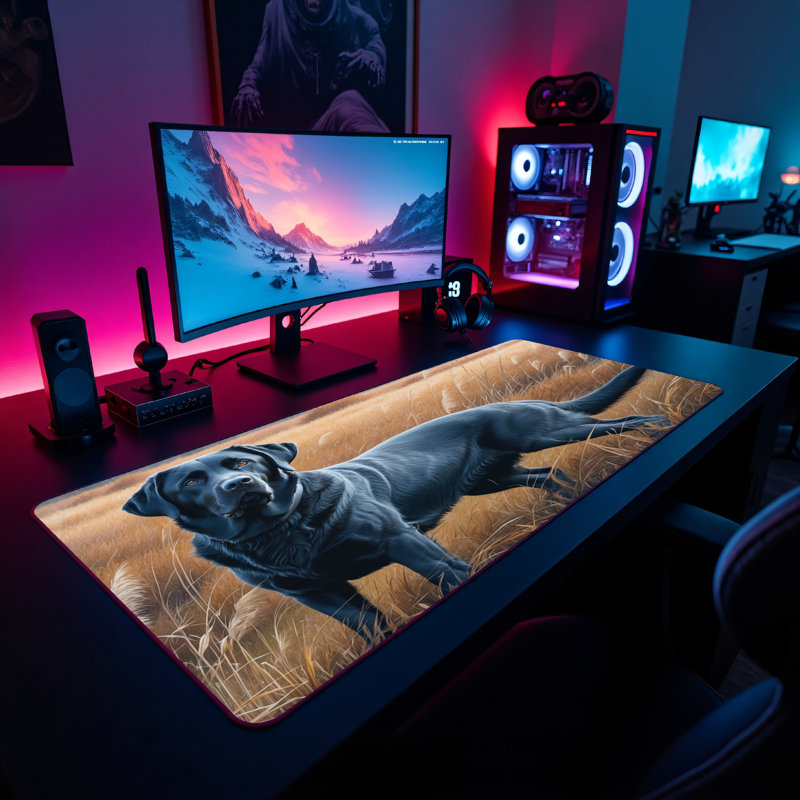 Polyester Desk Pad, 23.6x13.8