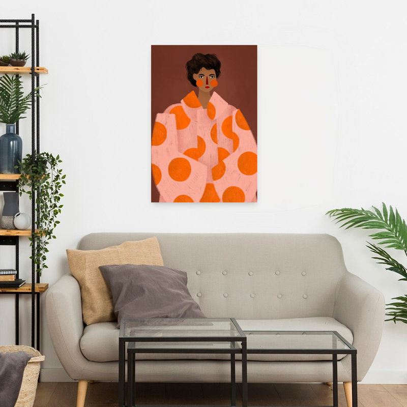Art contemporain contemporain abstrait, H 24 po x l 16 po