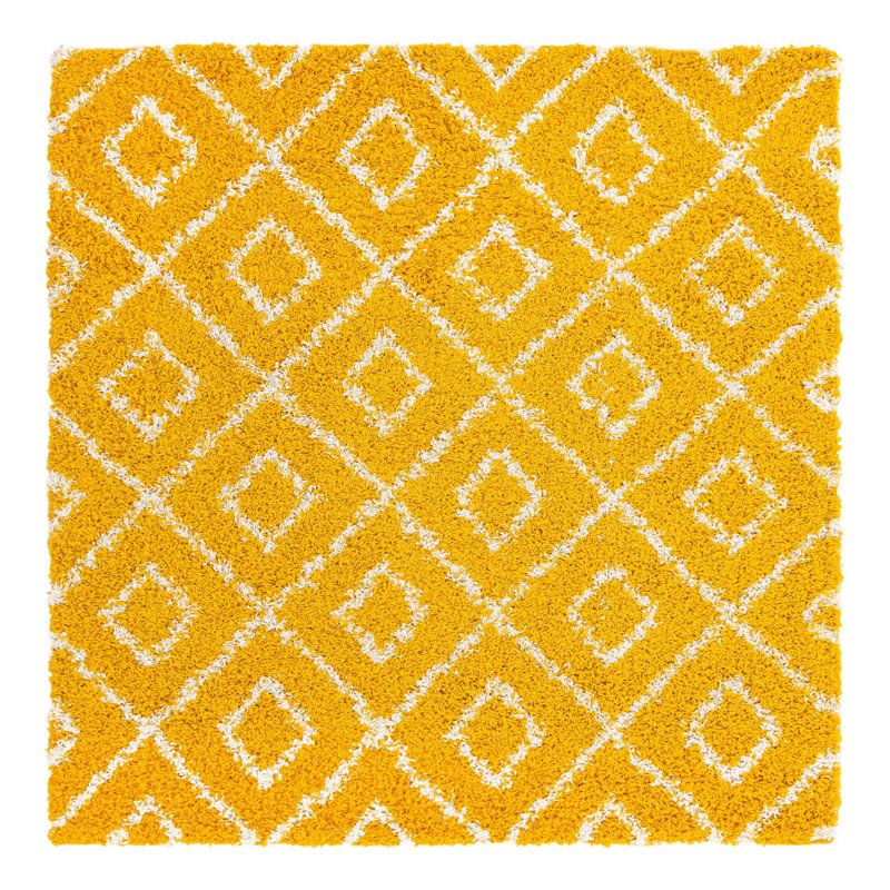Atasia Geometric Indoor Rug, Square 6'