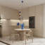 Pendant lamp OVO 1 beżowa/czarna filc Gx53-461117539