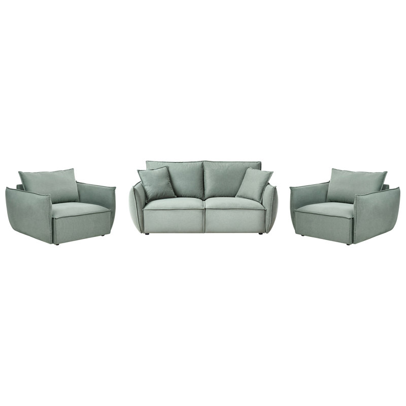 Stilla 3 - Piece Living Room Set, Light Green