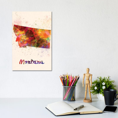 Montana 1 Piece Wrapped Canvas Painting