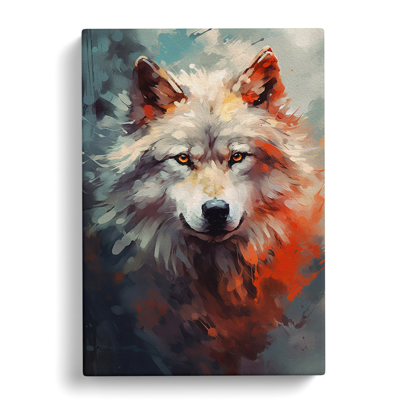 Wolf Digital - Wrapped Canvas, 76cm H x 50cm W x 3cm D