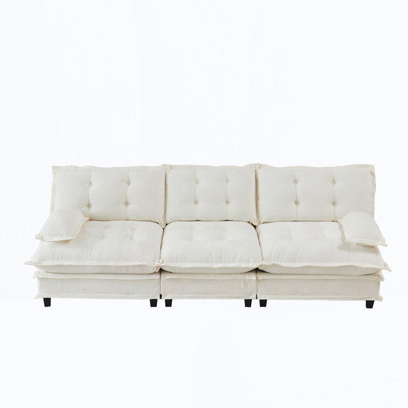 Canapé modulaire 107 po 3 places Cloud, Beige