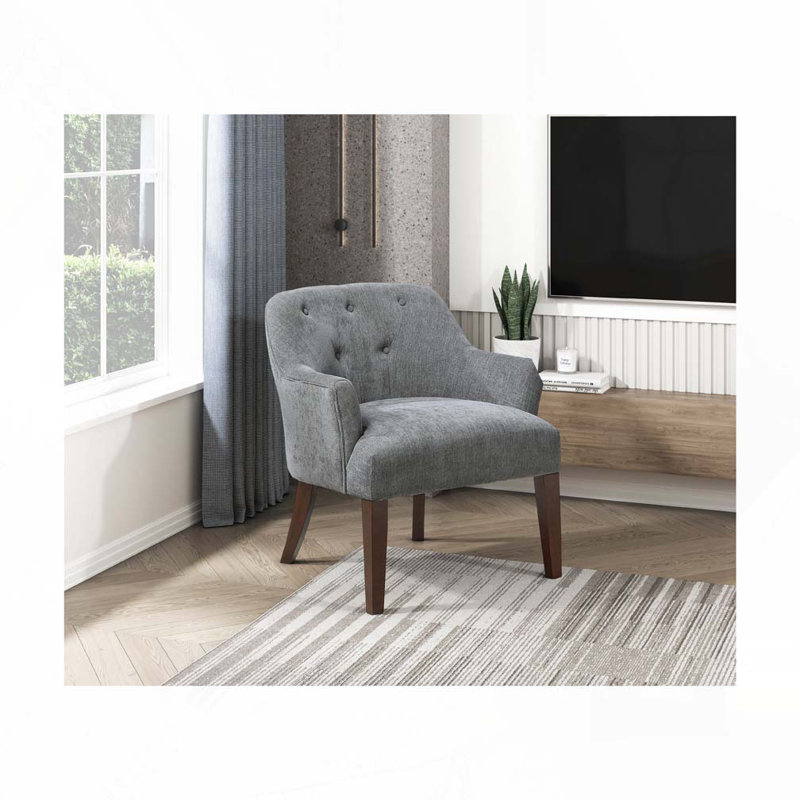 Fauteuil d'appoint Modern, Gris anthracite