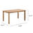 Nolea Pine Solid Wood Dining Table-1046816169