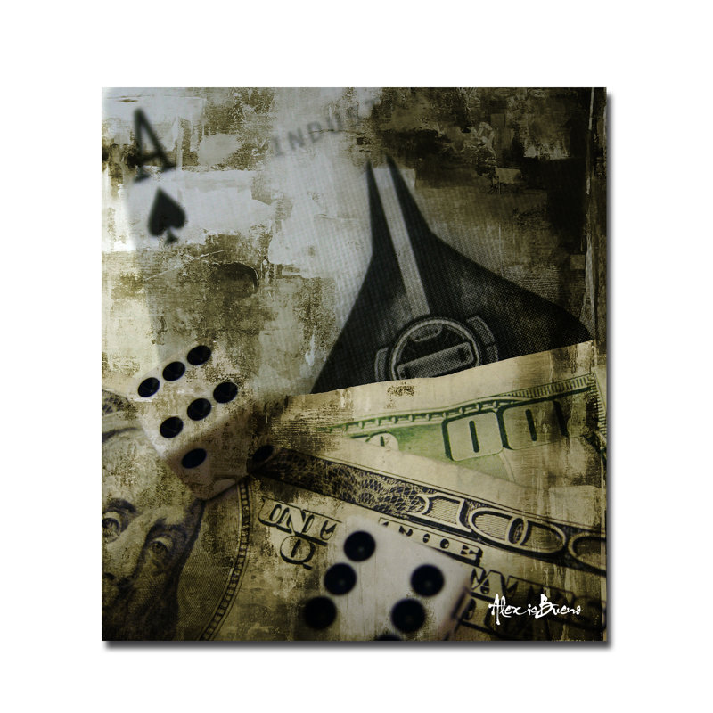 « poker iii », impression sur toile