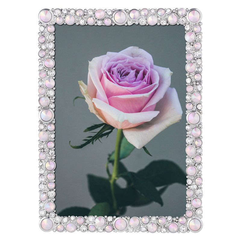 McKenzie Metal Picture Frame, 5" x 7", Blush/Silver