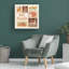 Art mural sur toile foncé, Laura-101101422-101101421