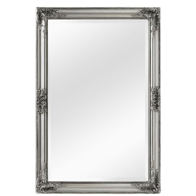 Charlemagne Solid Wood Flat Wall Mirror