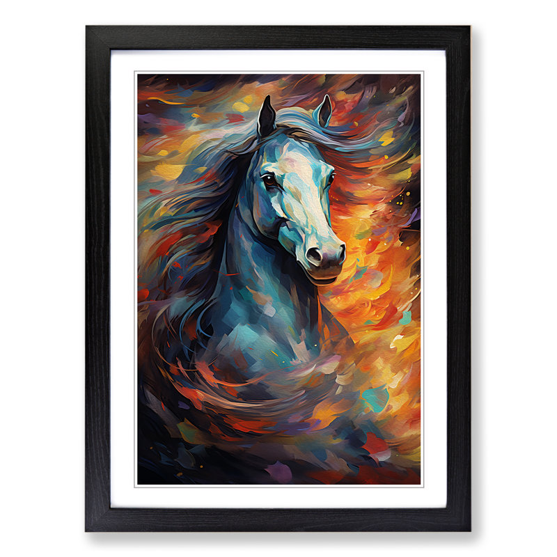 Horse Abstract - Framed Print