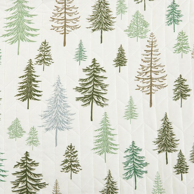 Truckee Full/Queen Gray Microfiber Reversible Quilt Set
