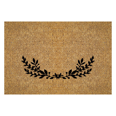 Tapis d'entrée antidérapant 27 po x 0,13 po