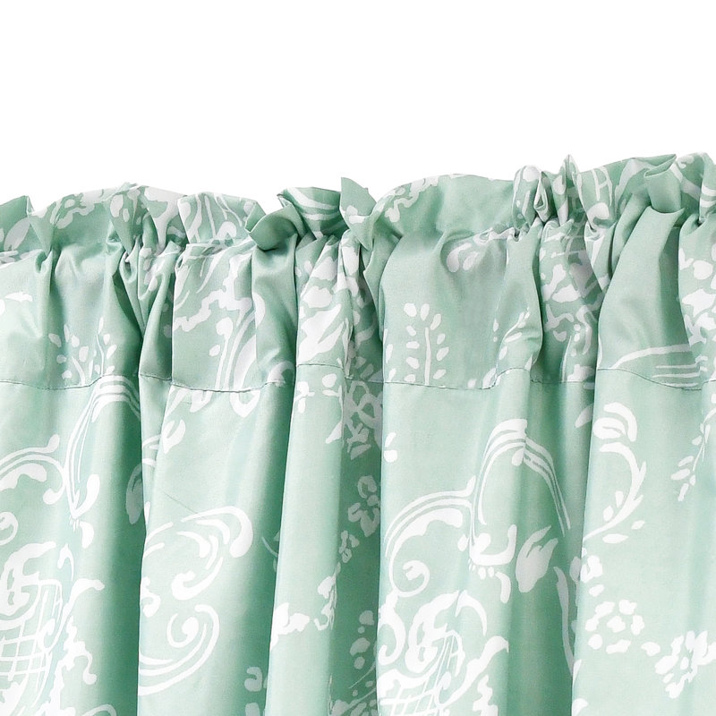 Cantonnière 60,00 po La Boheme, Bleu sarcelle / turquoise