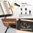 Book Stand For Reading, Adjustable Book Holder With 360° Rotating Bases, Foldable Designs, And Elastic Clips, Multifunctional Display Stand For Recipe, Cookbooks, Magazines, Tablets, Laptops