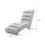 Chaise longue ergonomique à massage électrique en lin avec 5 modes, idéale pour la détente et le confort dans n'importe quelle pièce-31195415-31195414