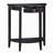 Black Console Table With Bottom Shelf