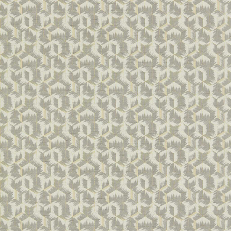 Tumbling Blocks Wallpaper, Faded Anthracite