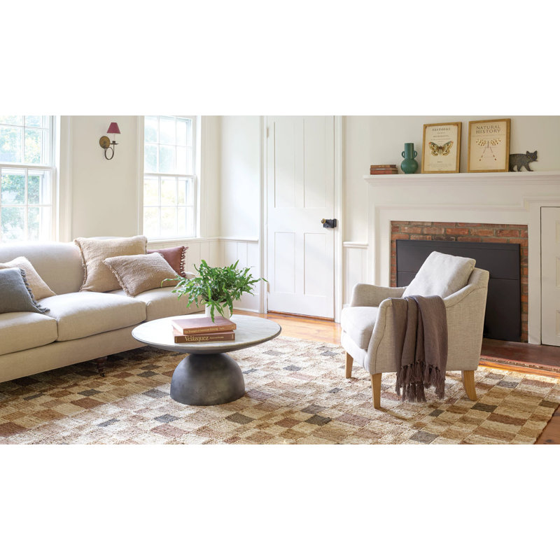 Evelyn Linen Throw, Mushroom