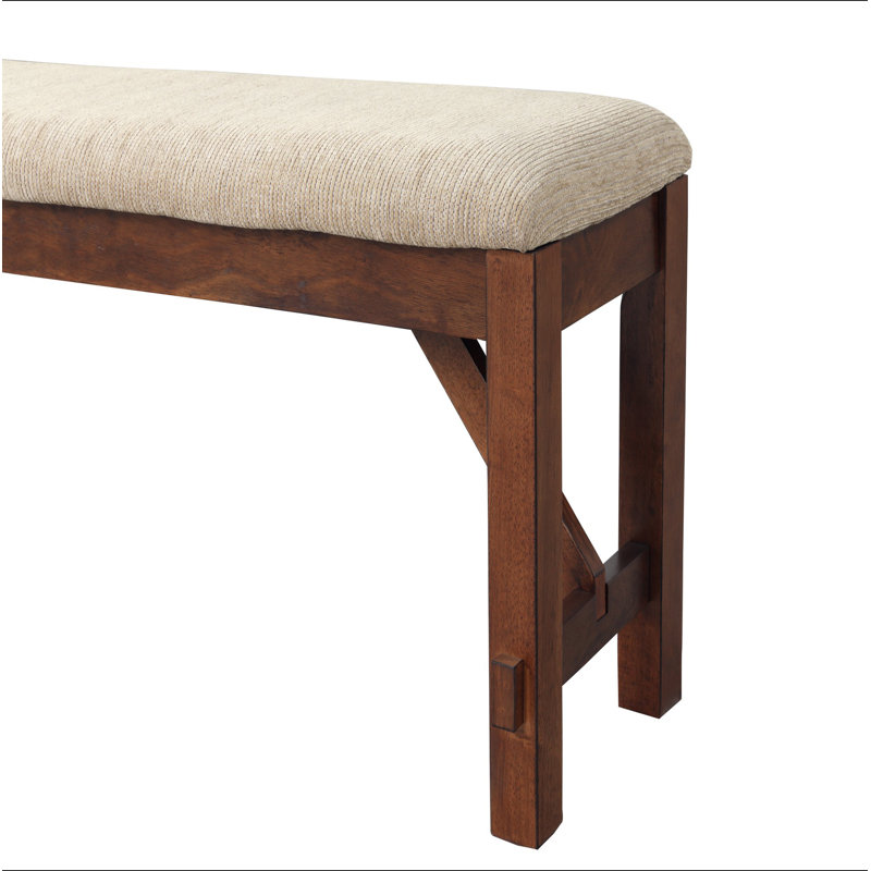 Banc de salle à manger en bois massif Karven