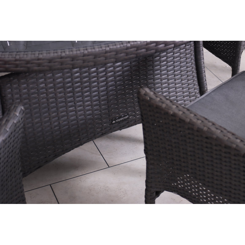 MALAGA 6 Seater Stacking Dining Set