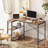 L Shaped Computer Desk with Reversible Storage Shelves, Gaming Corner Desk for Home Office-1519630086-1519630085