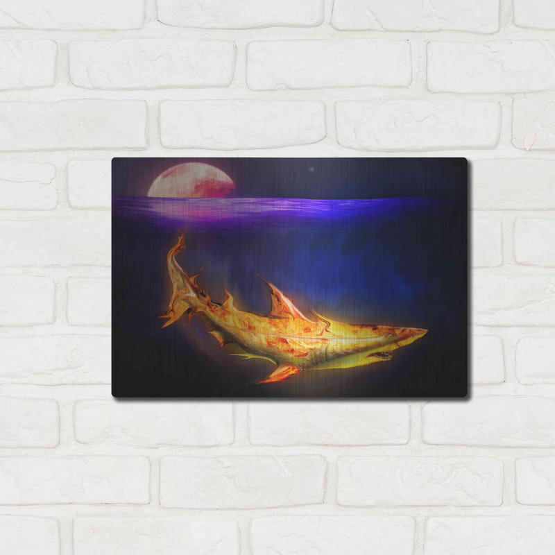 " Mako Shark " by Michael Stewart, 12'' H X 16'' W